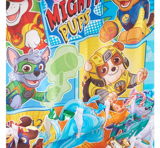 Adventskalender stof paneel "Paw Patrol Mighty Pups", ca. 150 x 80 cm