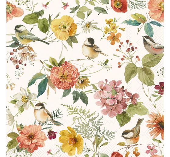 Serviette "Bunter Herbstzauber"
