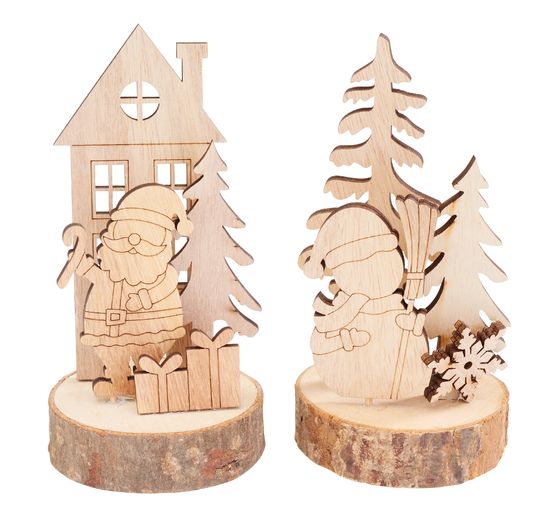 VBS Wooden building kit "Santa & Snowy"