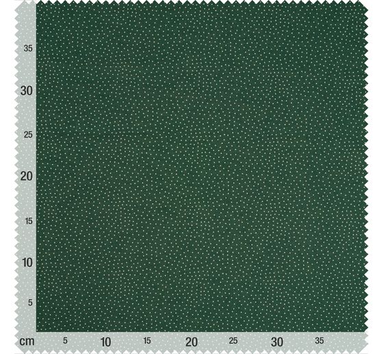 Westfalenstoffe Katoenen stof "Dots Groen-Beige"