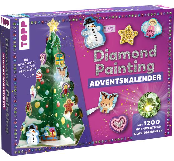 Calendrier de l'Avent « Diamond Painting - 3D Weihnachtsbaum »