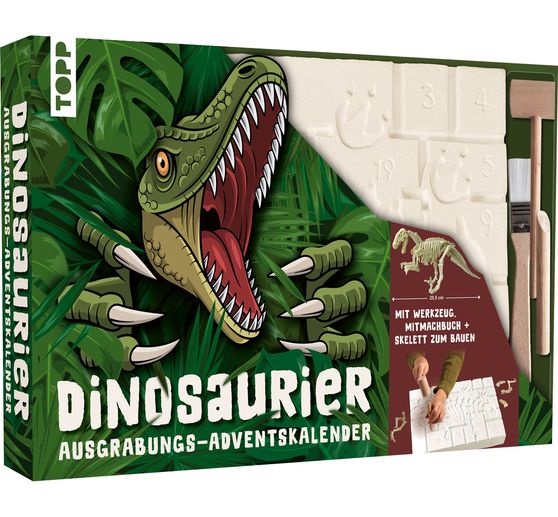 Calendrier de l'Avent « Dinosaurier - Ausgrabungs-Spaß! »