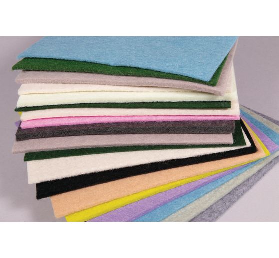 Assortiment de feutrine « Multicolore », 1-5 mm, 500 g