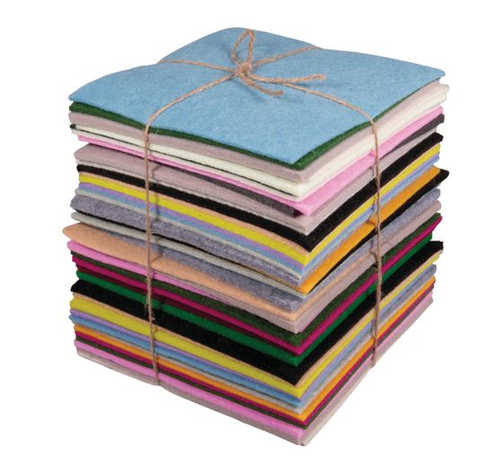 Assortiment de feutrine « Multicolore », 1-5 mm, 500 g