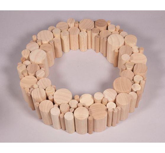 Knutselpakket houten "Ronde staven"