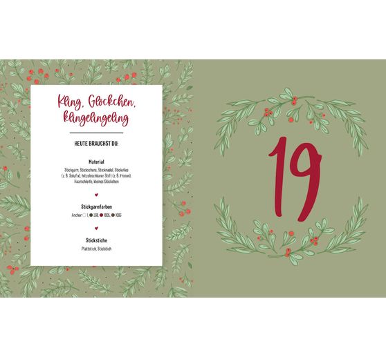 Boek "Mein Adventskalender-Buch - Stickzauber"