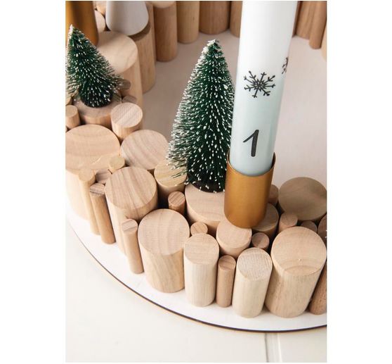 Knutselpakket houten "Ronde staven"