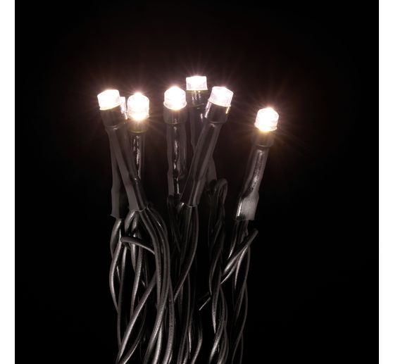 Outdoor mini chain of lights, 10 m, Green, 100 LEDs