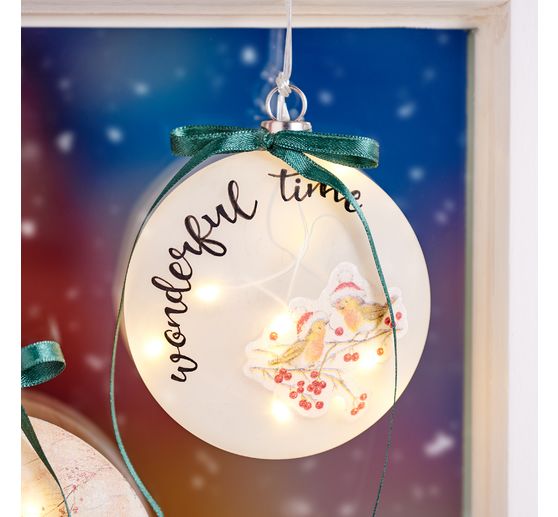 Papieren zakdoeken "X-Mas Robin"