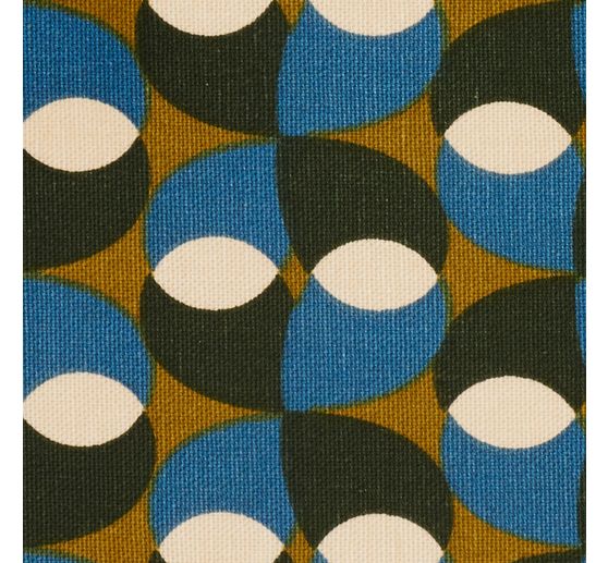 Halbpanama-Stoff "Retro Art"