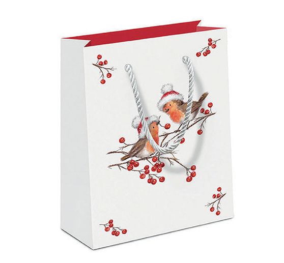 Serviette "Christmas Robins"
