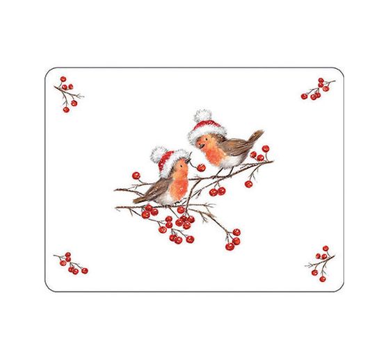 Serviette "Christmas Robins"