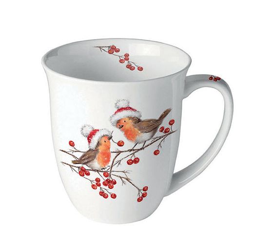Serviette "Christmas Robins"