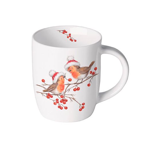 Serviette "Christmas Robins"