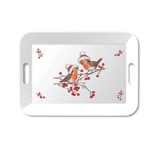 Serviette "Christmas Robins"