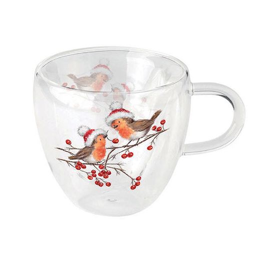 Serviette "Christmas Robins"