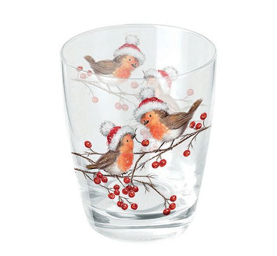 Serviette "Christmas Robins"