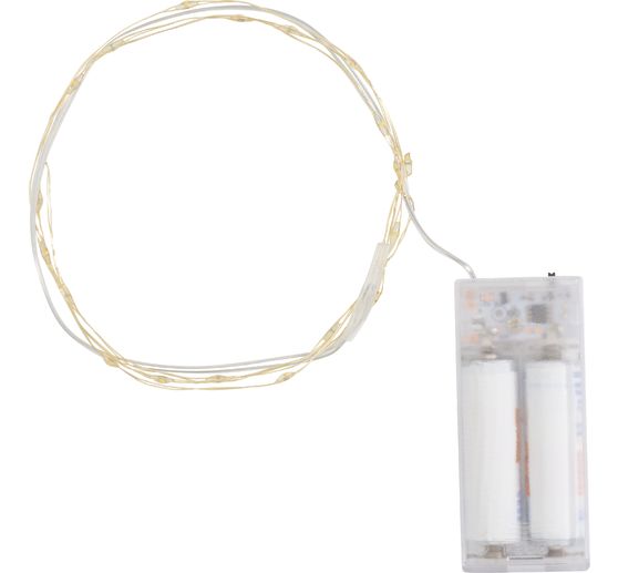 Micro LED chain of lights with timer 6/18h, 20 LEDs