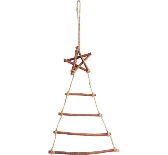 Wilg ladderboom met ster, naturel