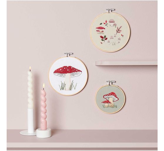 Kit de broderie Rico Design « Shroom »