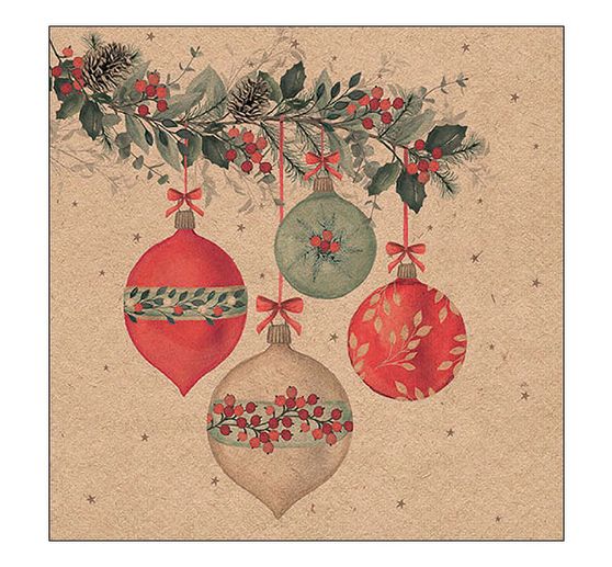 Napkin "Tree baubles"