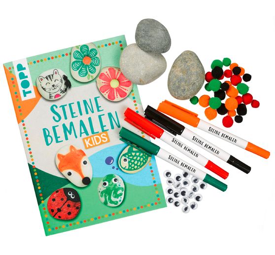 Creatief set "Steine bemalen Kids"