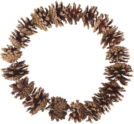 Fir cone wreath