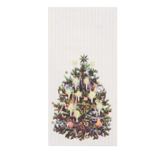 Papieren zakdoeken "Kerstboom"