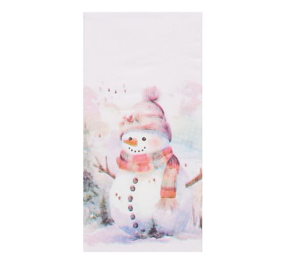 Papieren zakdoeken "Snowman"