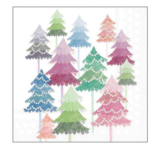 Napkin "Watercolor Trees"