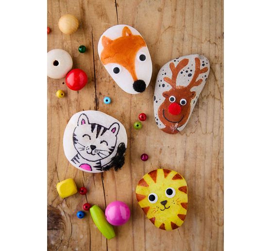 Creatief set "Steine bemalen Kids"