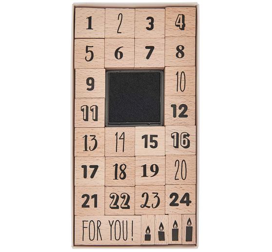 XL Stamp set "Advent numbers"