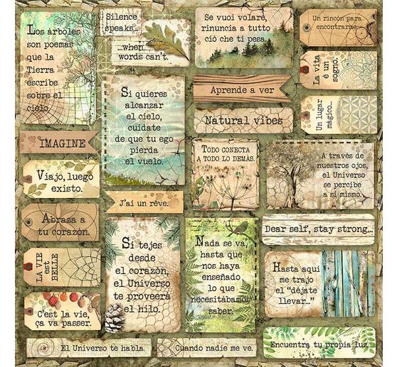 Maxi Scrapbook blok "Forest"