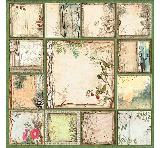 Maxi Scrapbook blok "Forest"