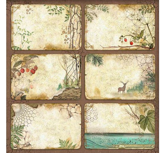 Maxi Scrapbook blok "Forest"