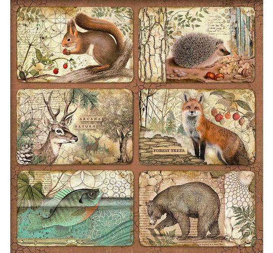 Maxi Scrapbook blok "Forest"