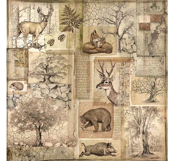 Maxi Scrapbook blok "Forest"