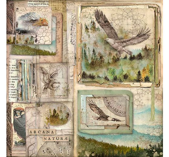 Maxi Scrapbook blok "Forest"