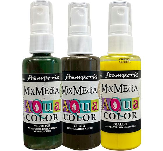 Stamperia Aquacolor "Gouden harmonie