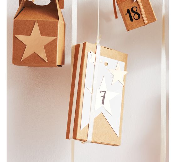 Boîtes d'allumettes VBS « Papier kraft », 11 cm