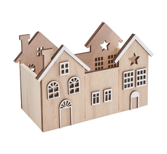 VBS Houten doos "Huizen"