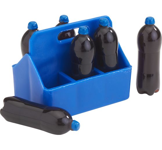 VBS Miniatuur "Flessenkrat" + 6 flessen