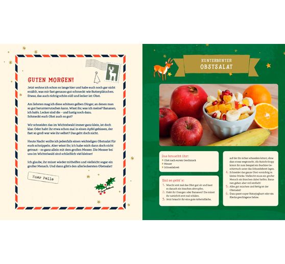 Livre « Mein Adventskalender-Buch : Winter-Weihnacht-Wichtelspaß »