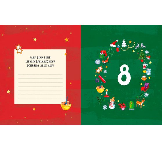 Livre « Mein Adventskalender-Buch : Winter-Weihnacht-Wichtelspaß »
