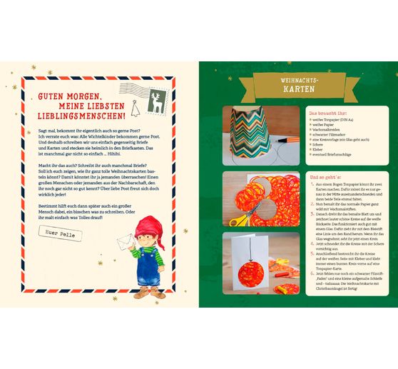 Livre « Mein Adventskalender-Buch : Winter-Weihnacht-Wichtelspaß »