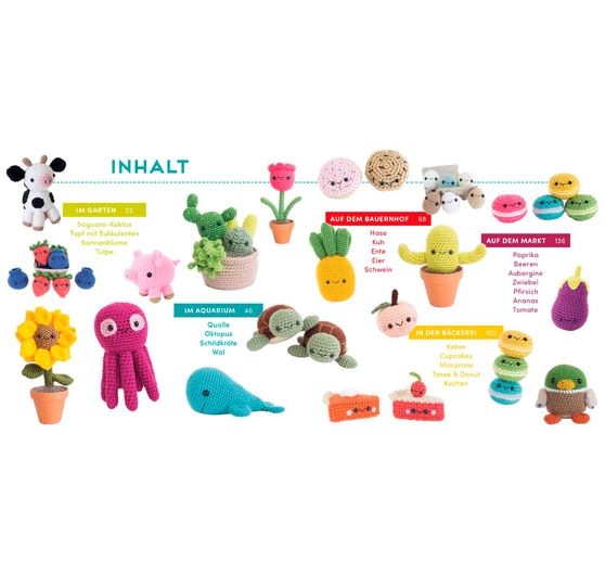 Livre « Meine kunterbunte Amigurumi-Welt - super einfach 25 niedliche Figuren häkeln »