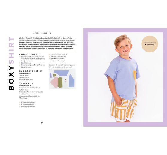 Boek "Little Hipster: Kinderkleidung nähen. Frech, wild, wunderbar!"
