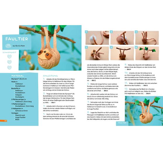 Livre « Mein tierisch-lustiges Strickliesel-Buch »
