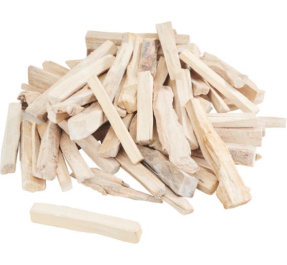Morceaux de bois, blanchis à la chaux