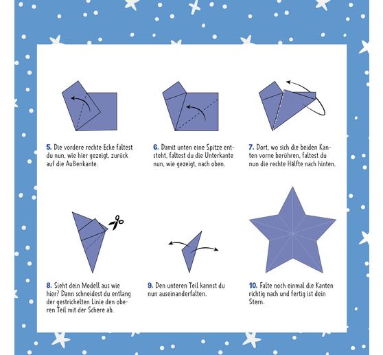 Livre « 88 x Origami Kids - Weihnachtssterne »